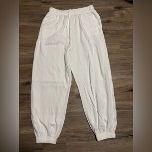 Garage White Sweatpants Size M